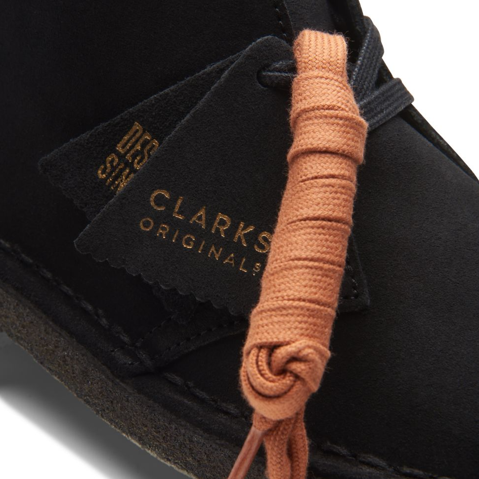Clarks Desert Boot -Black Suede - 26155524 - WOMEN'S (SPECIAL PRICE)