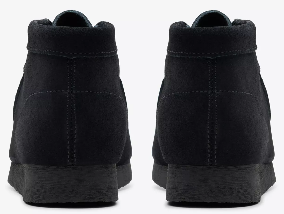 Clarks Wallabee Boot - 26168044 - Black Suede - KIDS / JUNIORS