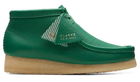 Clarks - Wallabee Boot - Castus Green Leather (WOMEN'S) - 26173234