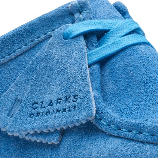 Clarks Wallabee - 26170534 - Bright Blue - Adults