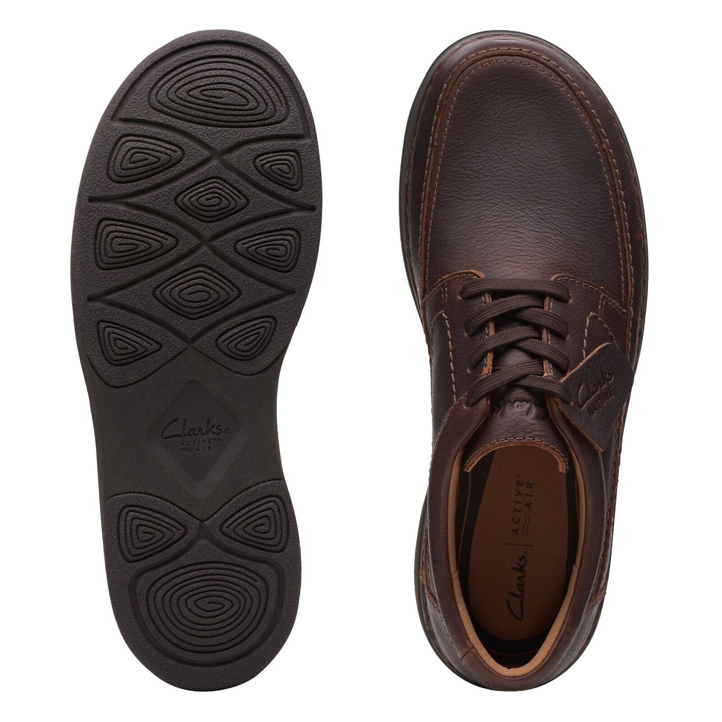 Ckarks Nature 5 Lo - 26168614 - Dark Brown Leather