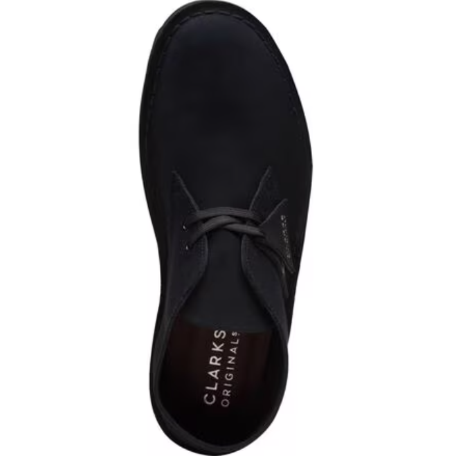Clarks - Desert Boot - Black Suede - 26155480 - Men's