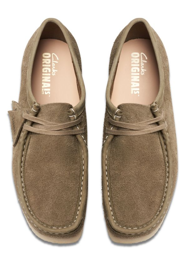 Clarks Wallabee "Pale Khaki Suede" 26175710