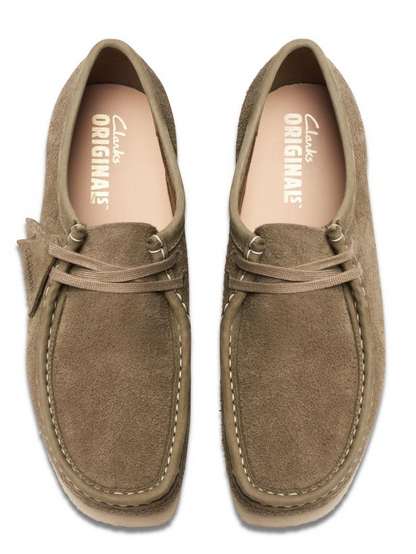Clarks Wallabee "Pale Khaki Suede" 26175710