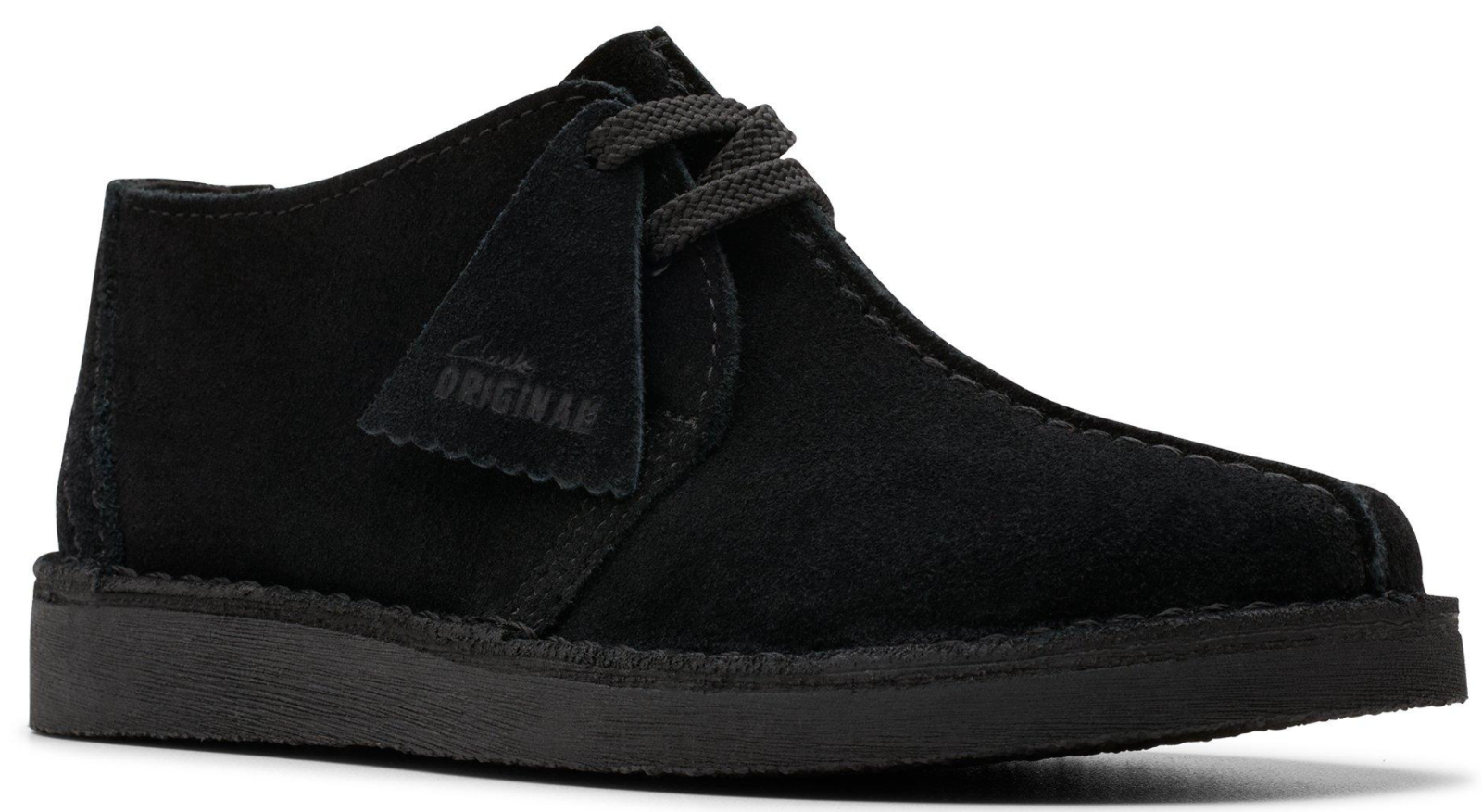 Clarks Desert Trek Black Suede - 26168046 - KIDS / JUNIORS