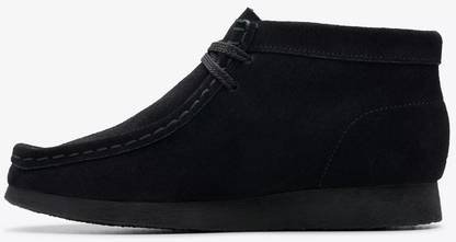 Clarks Wallabee Boot - 26168044 - Black Suede - KIDS / JUNIORS