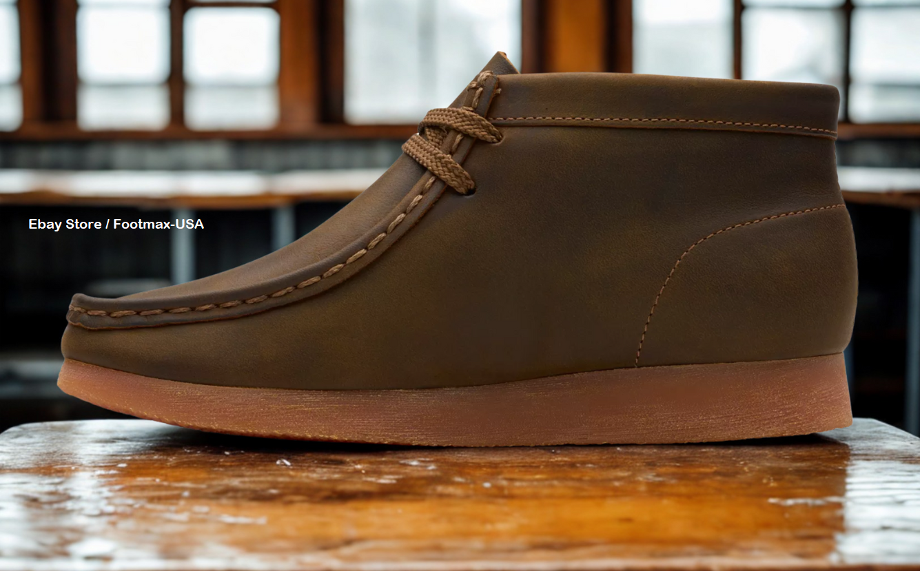 Clarks (Kids / Juniors) Wallabee Boot Beeswax - 26168134