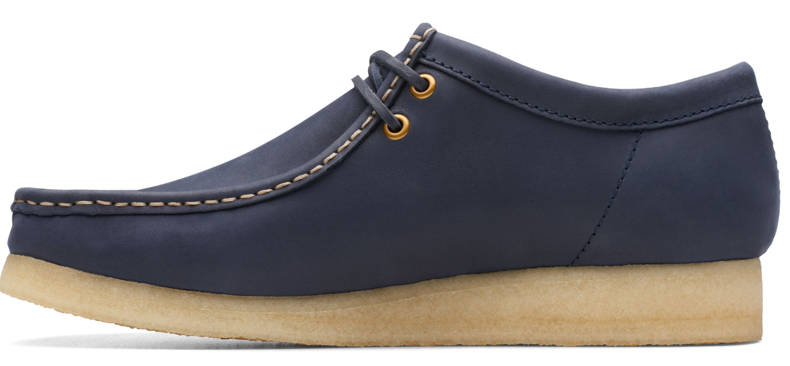 Clarks Wallabee - 26174515 - Navy Leather - Adults