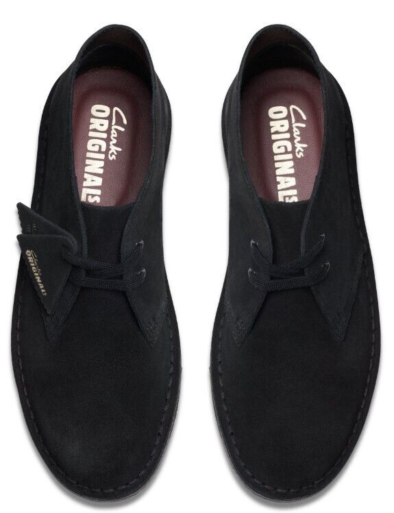 Clarks Desert Boot -Black Suede - 26155524 - WOMEN'S (SPECIAL PRICE)
