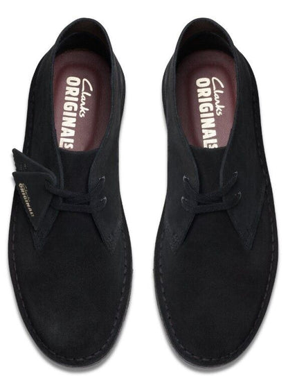 Clarks Desert Boot -Black Suede - 26155524 - WOMEN'S (SPECIAL PRICE)