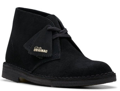 Clarks Desert Boot -Black Suede - 26155524 - WOMEN'S (SPECIAL PRICE)