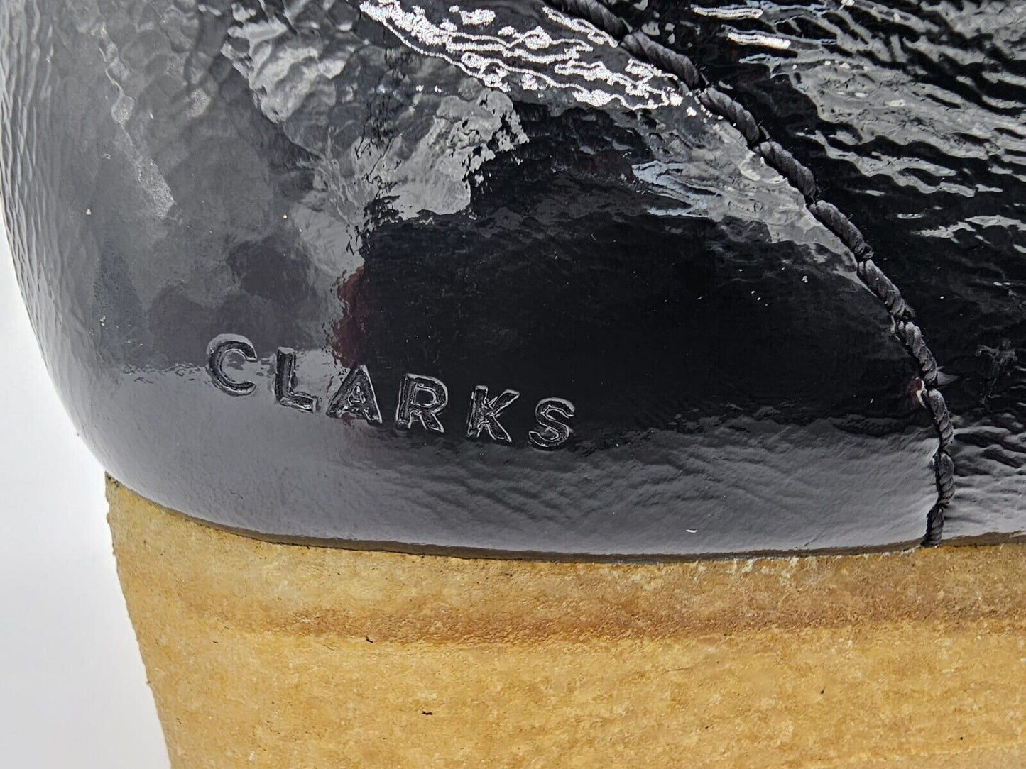 Clarks Wallabee Boot / Black Patent [WOMEN'S]
