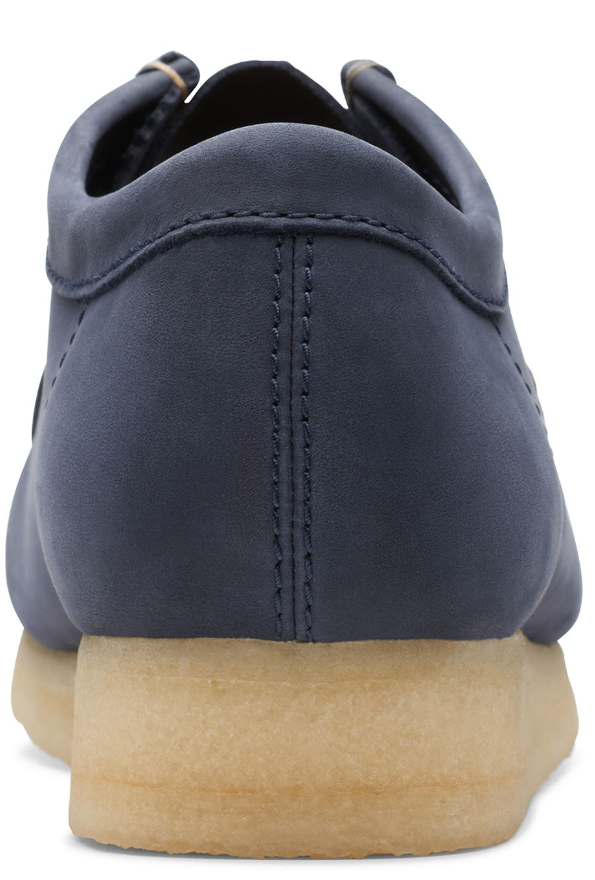 Clarks Wallabee - 26174515 - Navy Leather - Adults