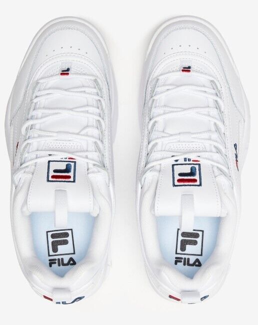 Fila Disruptor ll Premium - 5FM00002-125 - White / Navy / Red - WOMEN'S