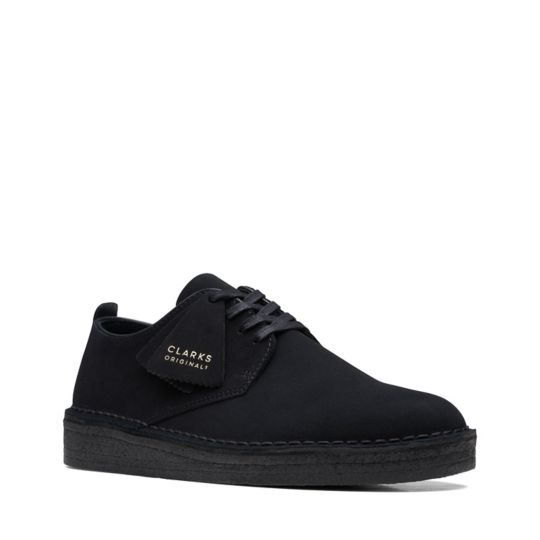 Clarks Desert Coal London Black Suede - 26171744