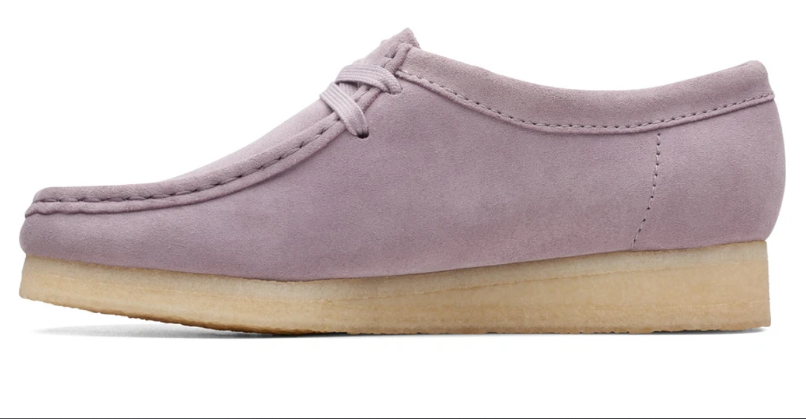 Clarks Wallabee - 26173244 - Mauve Suede (Women's)