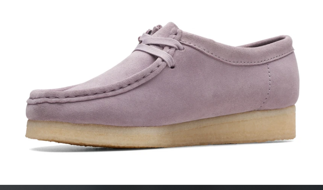 Clarks Wallabee - 26173244 - Mauve Suede (Women's)