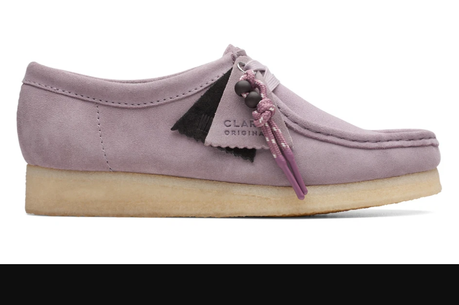 Clarks Wallabee - 26173244 - Mauve Suede (Women's)