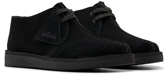 Clarks Desert Trek Black Suede - 26168046 - KIDS / JUNIORS
