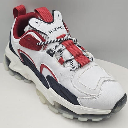 Mazino - Mantle-007 - White / Navy / Red