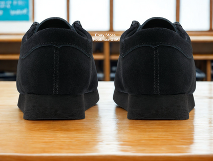 Clarks Kids / Juniors Wallabee - 26168038 -Black Suede