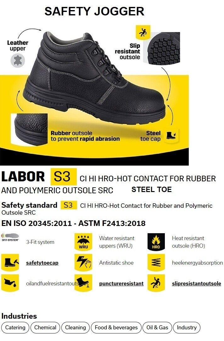 Steel Toe -  Satety Jogger Labor - Men's