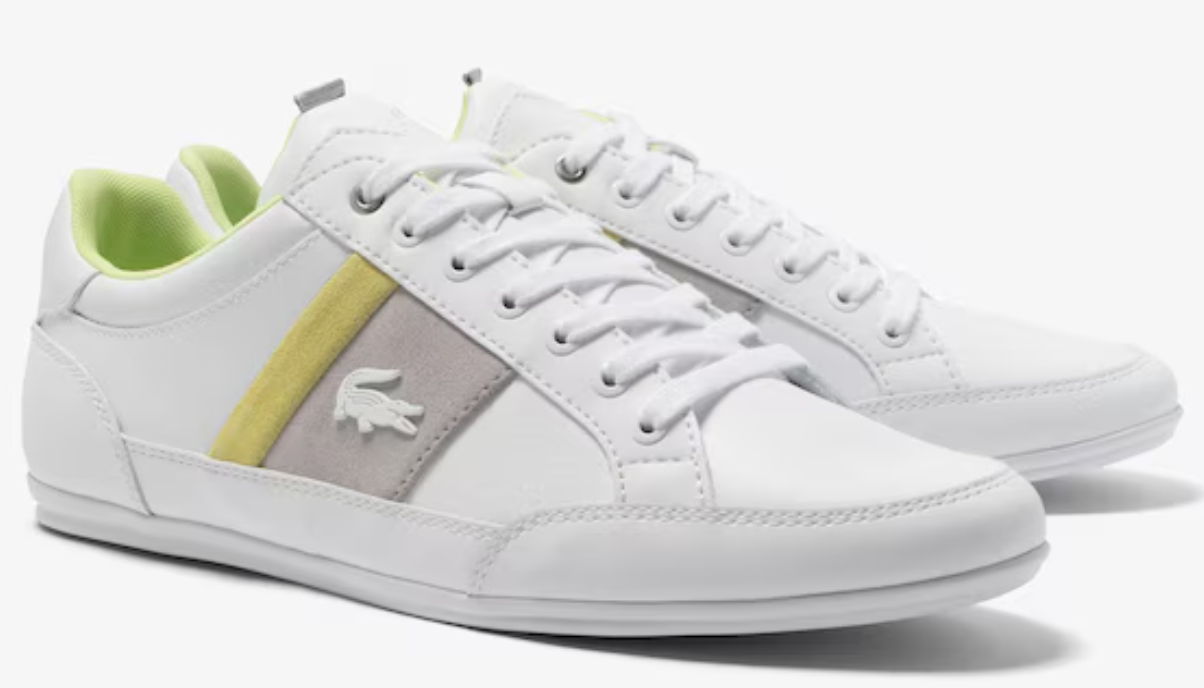 Lacoste Chaymon 223 1 CMA - 746CMA0005-2L6 - WHITE / LT. GRN (MEN'S)