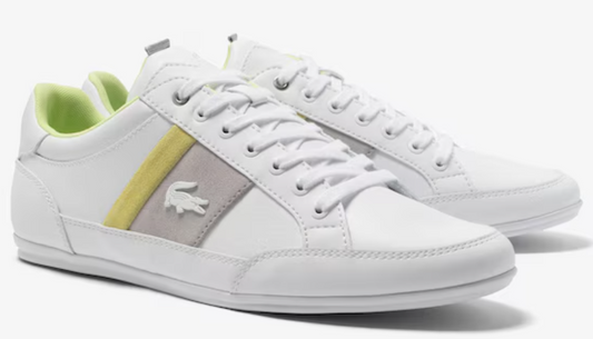 Lacoste Chaymon 223 1 CMA - 746CMA0005-2L6 - WHITE / LT. GRN (MEN'S)