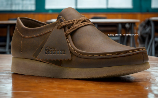 Clarks Kids / Juniors - Wallabee - Beeswax - 26172598