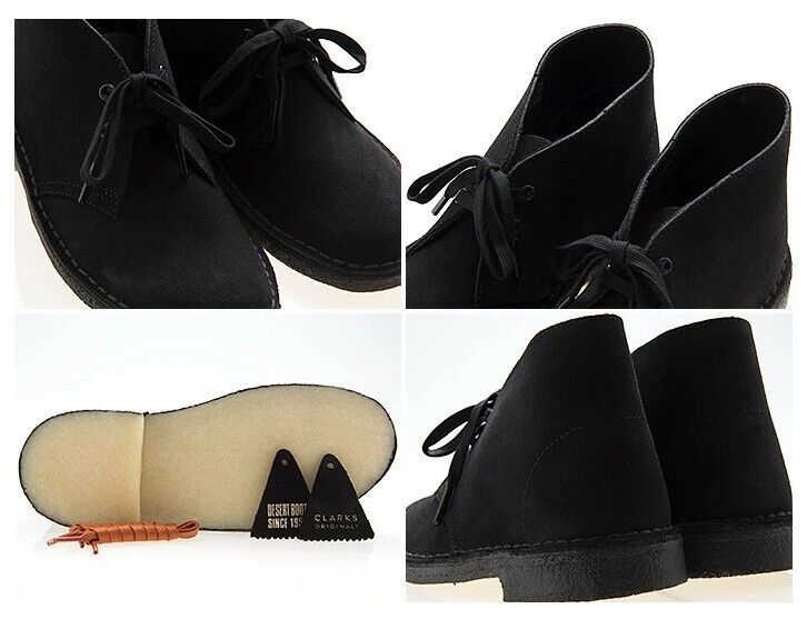 Clarks Desert Boot -Black Suede - 26155524 - WOMEN'S (SPECIAL PRICE)