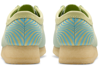 Clarks Wallabee -26175834 - Blue / Lime Print (Women's)