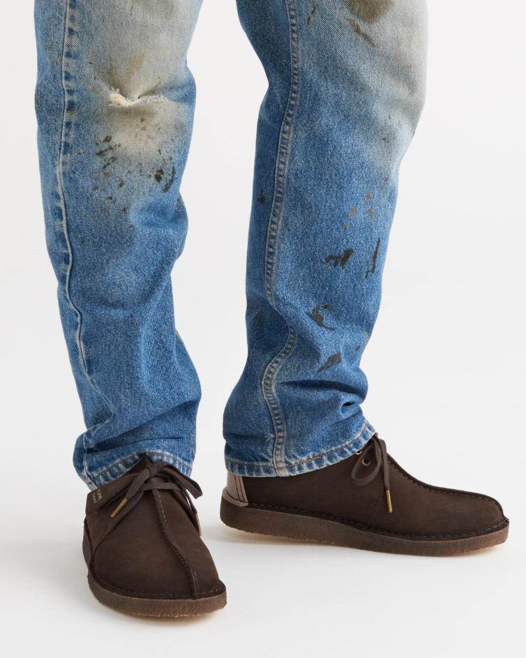 Clarks Desert Trek - Dark Brown Suede - 26155488
