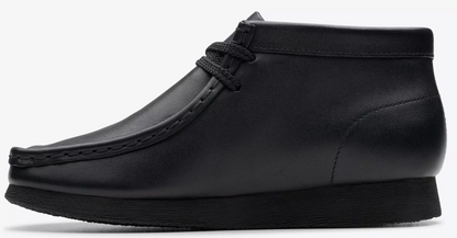 Clarks Wallabee Boot - 26168041 - KIDS / JUNIORS (BLACK LEATHER)