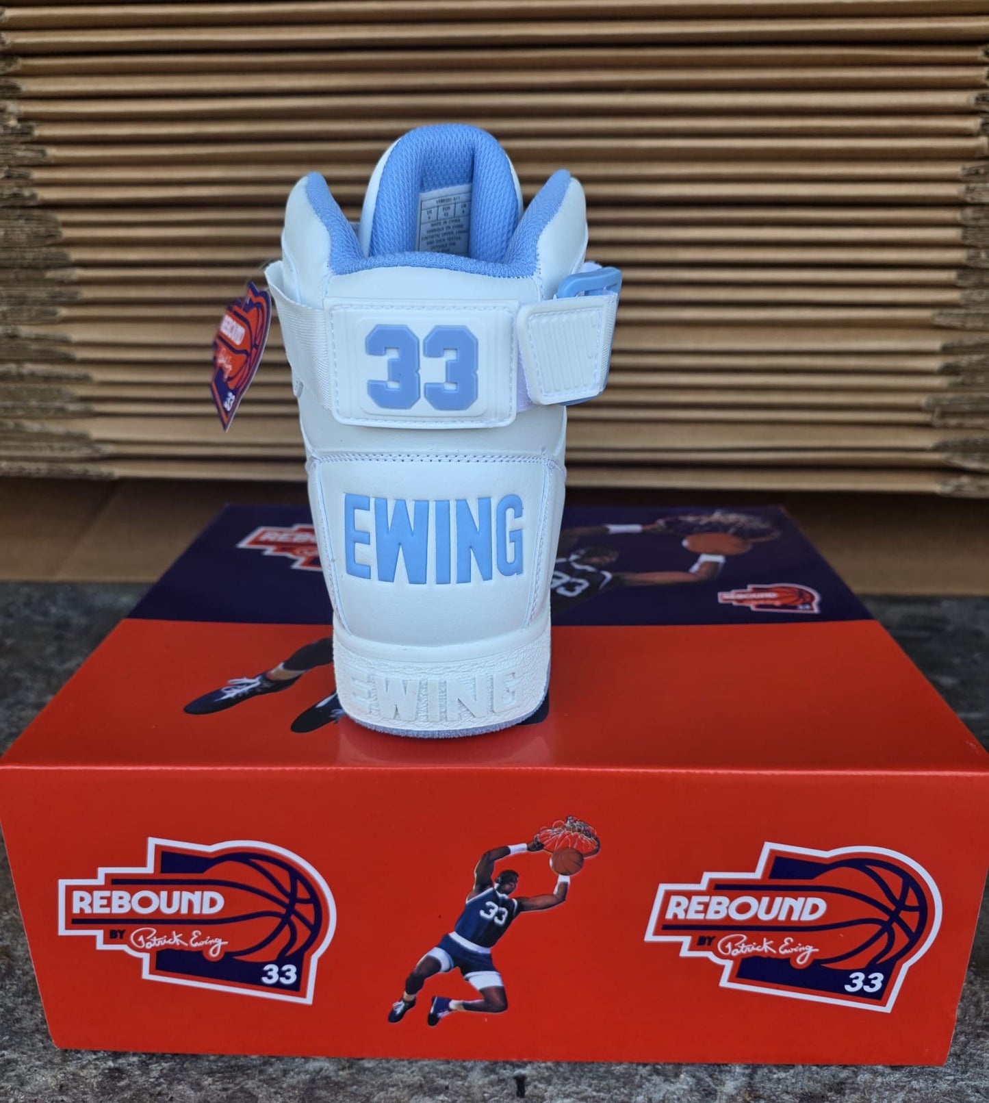 Patrick Ewing 33 HI Orion Rebound - 1RBE001-411 (White / Caroling Blue)