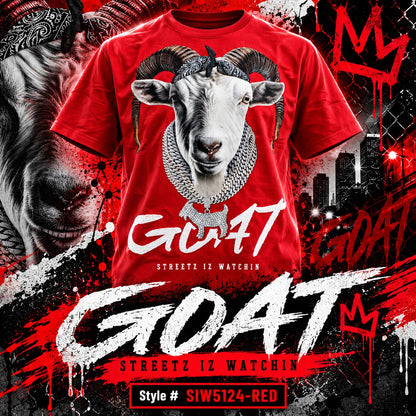 STREETZ IZ WATCHIN T-Shirt - SIW5124-RED - Adults / Men's