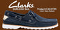 Clarks Durleigh Sail - 26157795 - Navy Nubuck - Mens