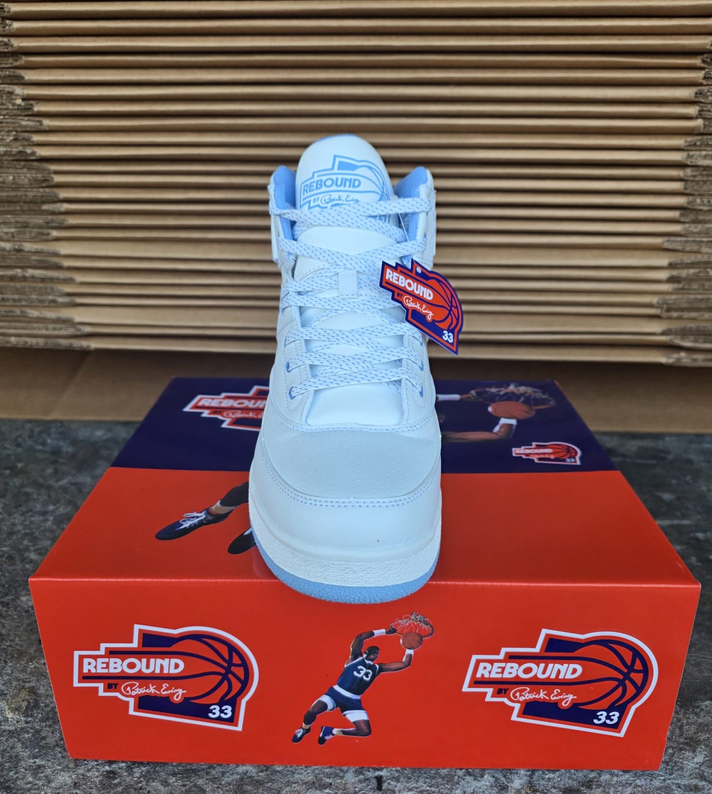 Patrick Ewing 33 HI Orion Rebound - 1RBE001-411 (White / Caroling Blue)