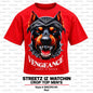 STREETZ IZ WATCHIN CROP TOP T-SHIRT "MEN'S) - SWCR5140-RED