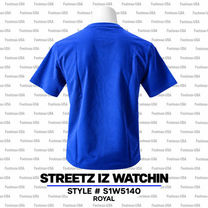 STREETZ IZ WATCHIN T-SHIRT - SIW5140-ROYAL "MEN'S"