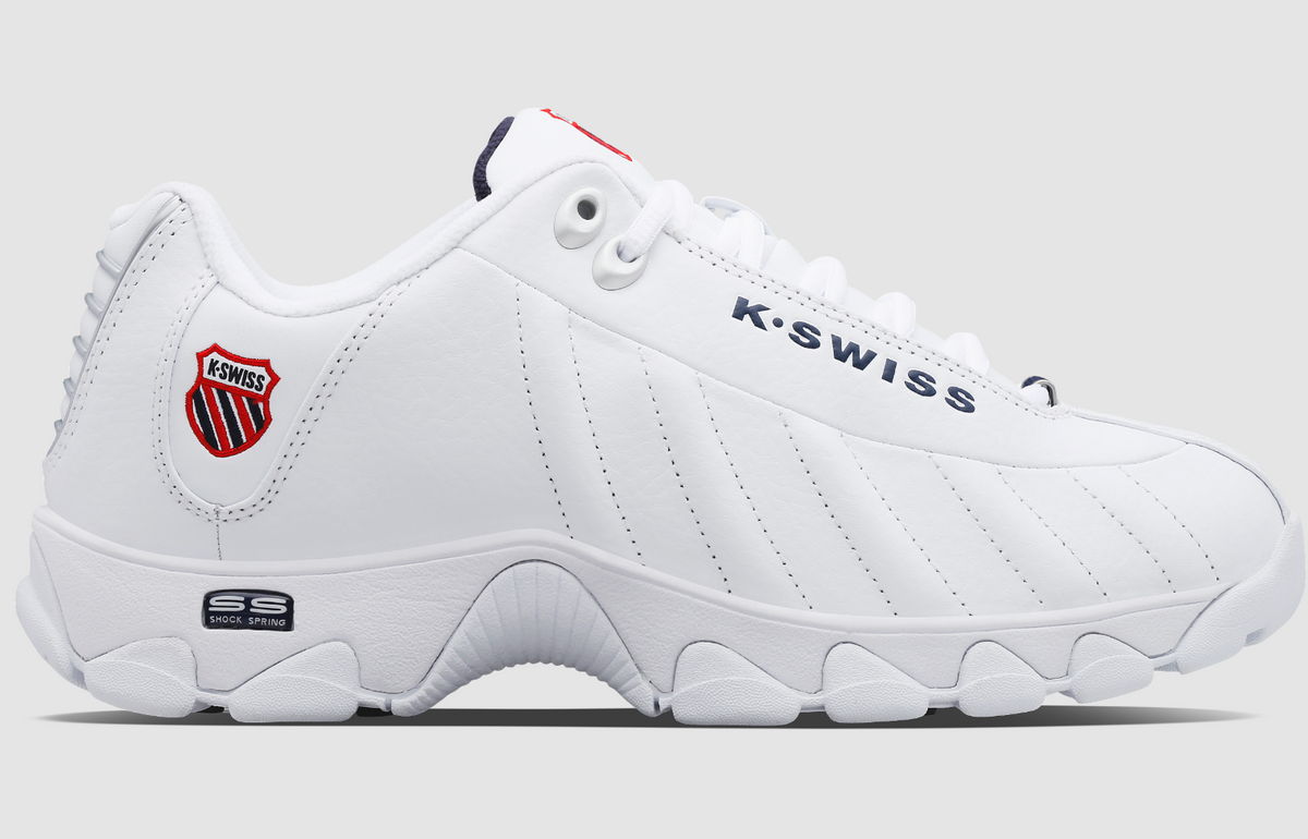 K-SWISS ST329 CMF - 03426-130-XW (WIDE) - White / Navy / Red (Men's)
