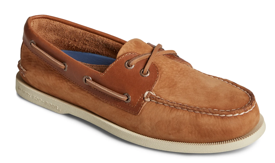 Sperry A/O 2-EYE - Nubuck Tan - Bronzer - STS25723 - Men's
