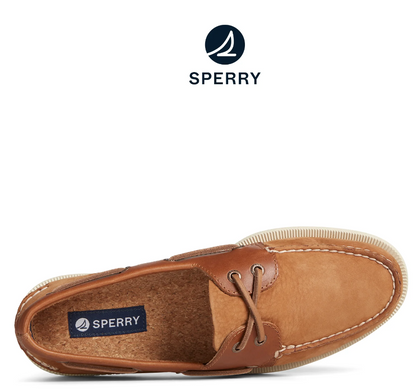 Sperry A/O 2-EYE - Nubuck Tan - Bronzer - STS25723 - Men's
