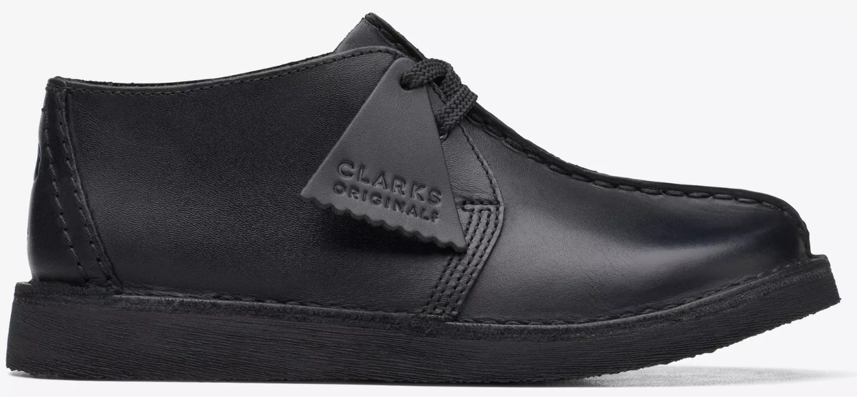 Clarks Desert Trek Black Leather - 26168132 - KIDS / JUNIORS