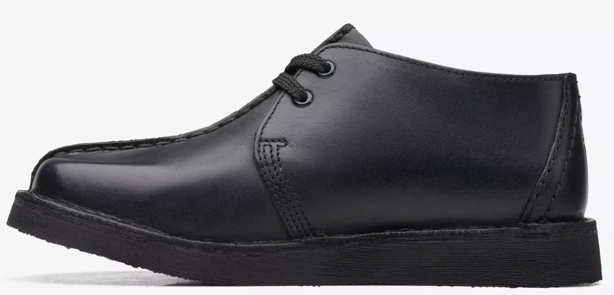 Clarks Desert Trek Black Leather - 26168132 - KIDS / JUNIORS