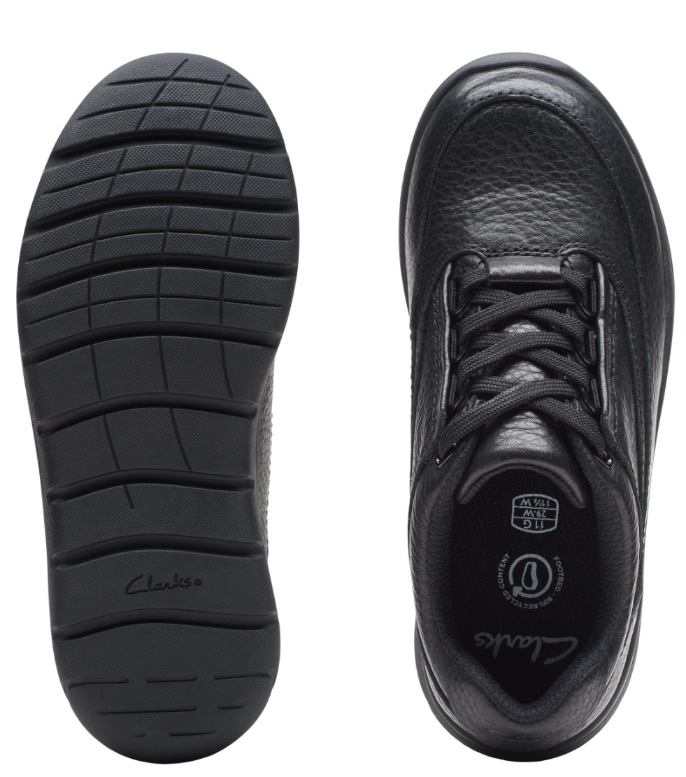 Clarks Venture Carrie K - 26175554 - Black Leather - KID'S / JUNIORS