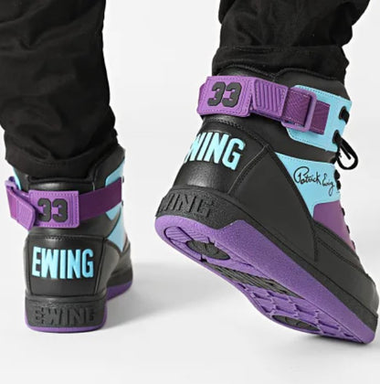 Patrick Ewing 33 Orion Strap (1RBE003-584) Black / Tourqoise / Purple