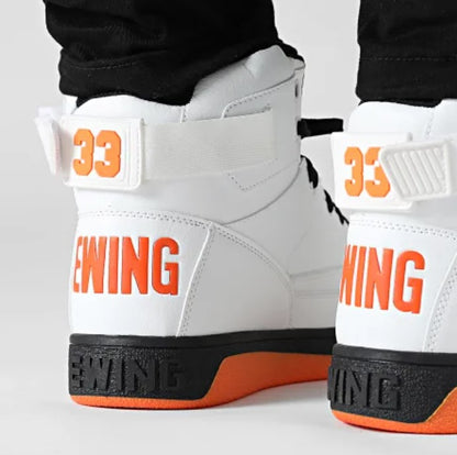 Patrick Ewing 33 Orion Strap (1RBE003-117) White / Orange / Black