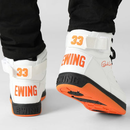 Patrick Ewing 33 Orion Strap (1RBE003-117) White / Orange / Black