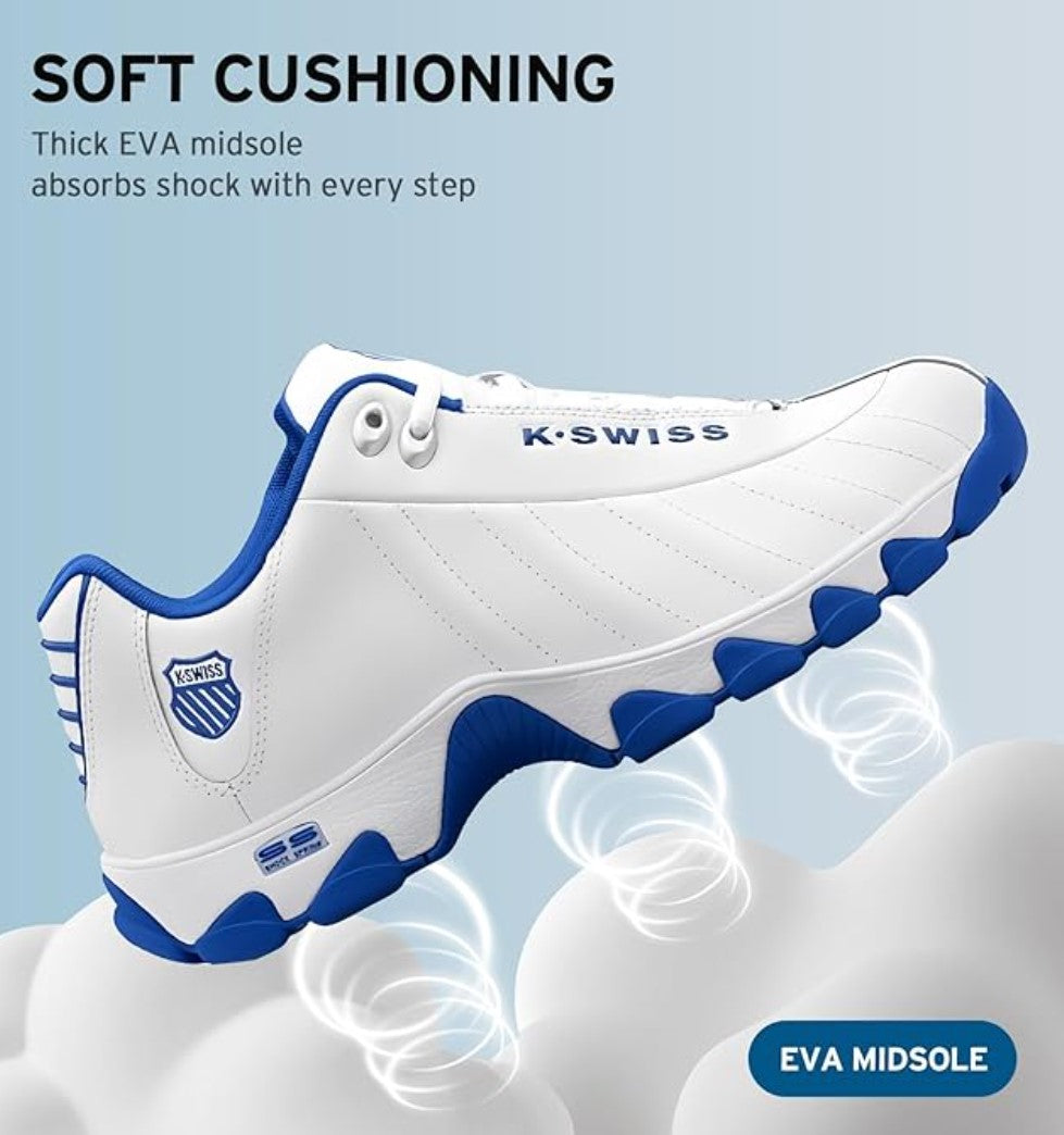 K.SWISS ST329 SMF - 03426-117-M - WHITE / CLASSIC BLUE