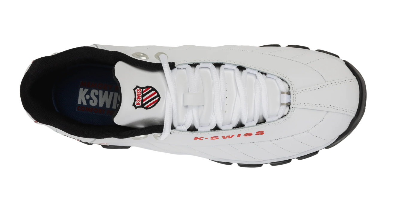 K.SWISS ST 329 CMF - 03426-122 (White / Black / Red)